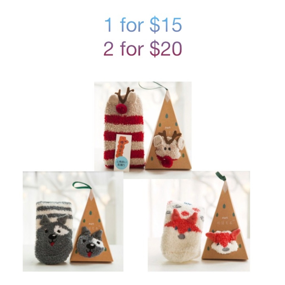 *Last ☝️* Kids Animal Ornament Socks - Puppy - Picture 2 of 3